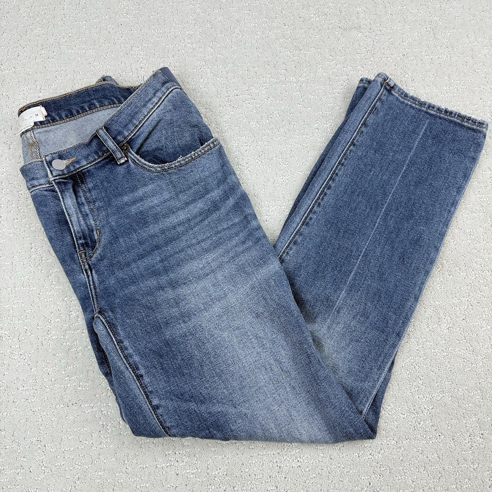 Hatch Women's Boyfriend Jeans in Blue